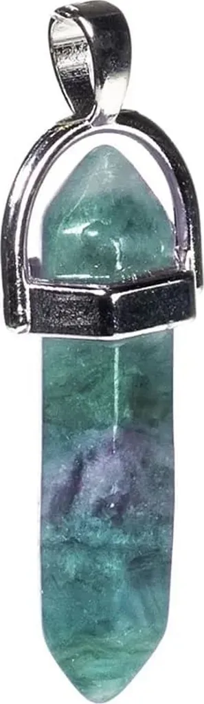 Lot de 5 Pendentifs en Fluorite Naturelle de 4 cm pour Lithothérapie