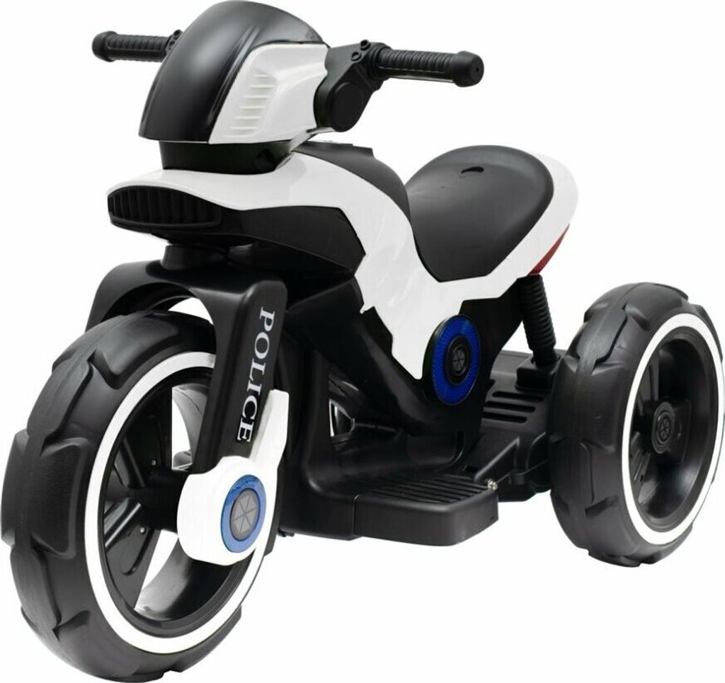 Baby Mix POLICE Elektromotorrad weiß Produktbild 
