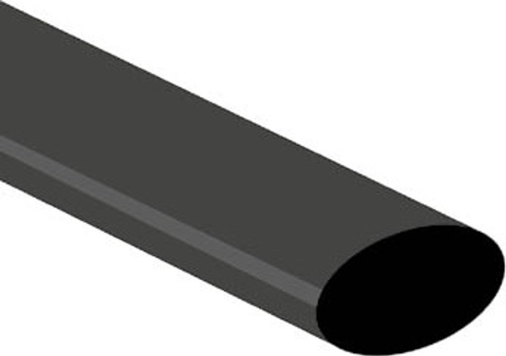 Schrumpfschlauch 19,0mm - Schwarz - 25 Stück