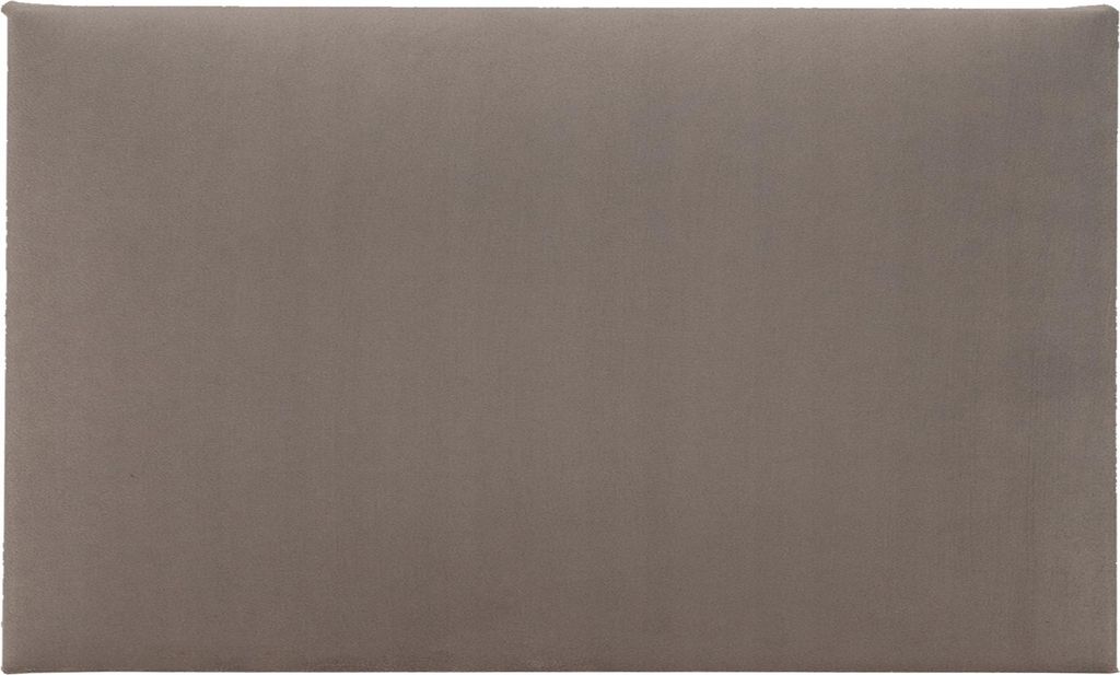 Komvortowy | Polsterpaneel | Wandkissen Velours Grau 50x40 Produktbild 