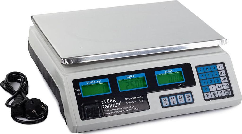 Verk 17075 Digitální stolní váha 40 kg / 5 g Obrázek produktu 