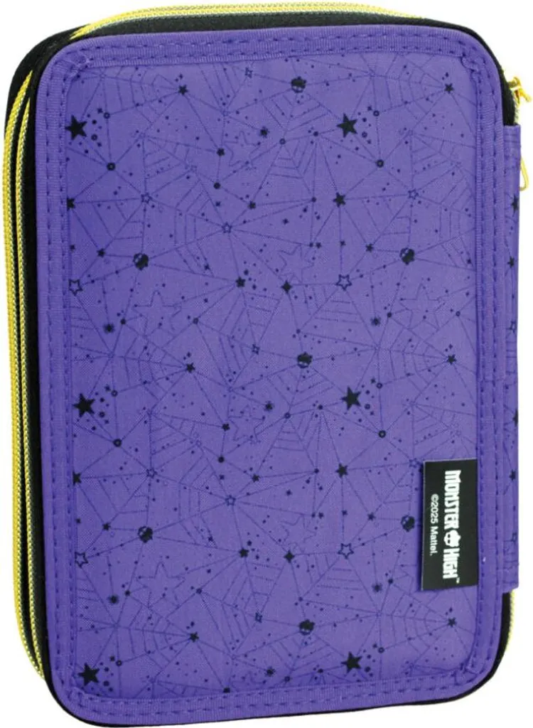 STARPLAST ASTUCCIO - 3 cerniere, 3 scomparti, grande capacità, multiuso, per uso scolastico, lavoro, università - BLU PASTELLO