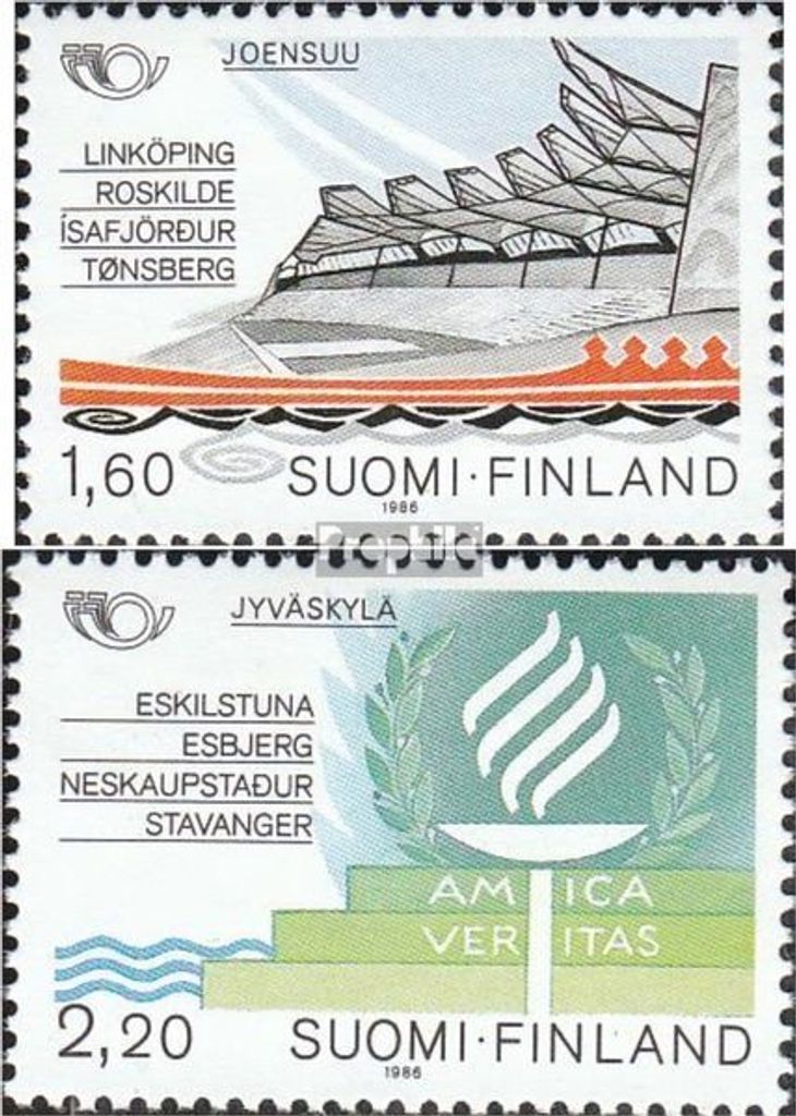 Briefmarken Finnland 1986 Mi 996-997 (kompl.Ausg.) Produktbild 