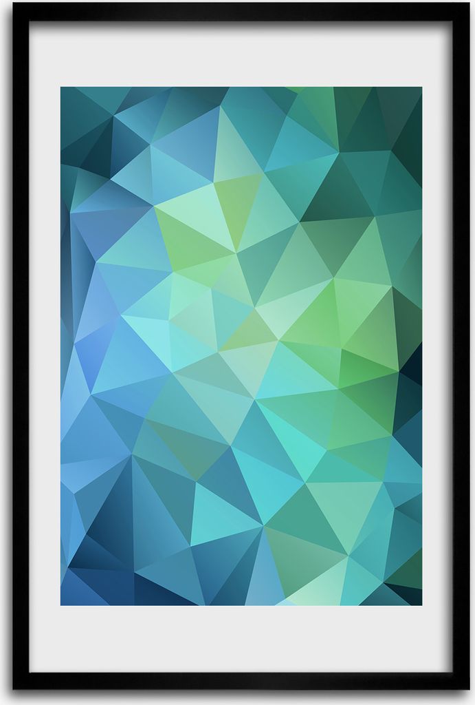 Bild - Bilderrahmen - 40 cm x 60 cm - MDF - Rahmen - Wandkunst - Abstraktion Hintergrund