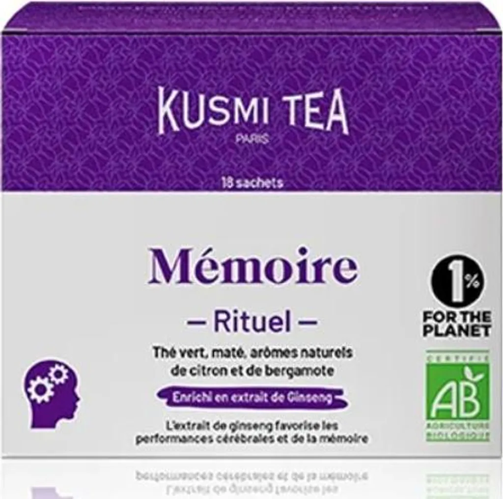 RituelMemory 18 sachets naturels pour booster mémoire et vivacité d'esprit