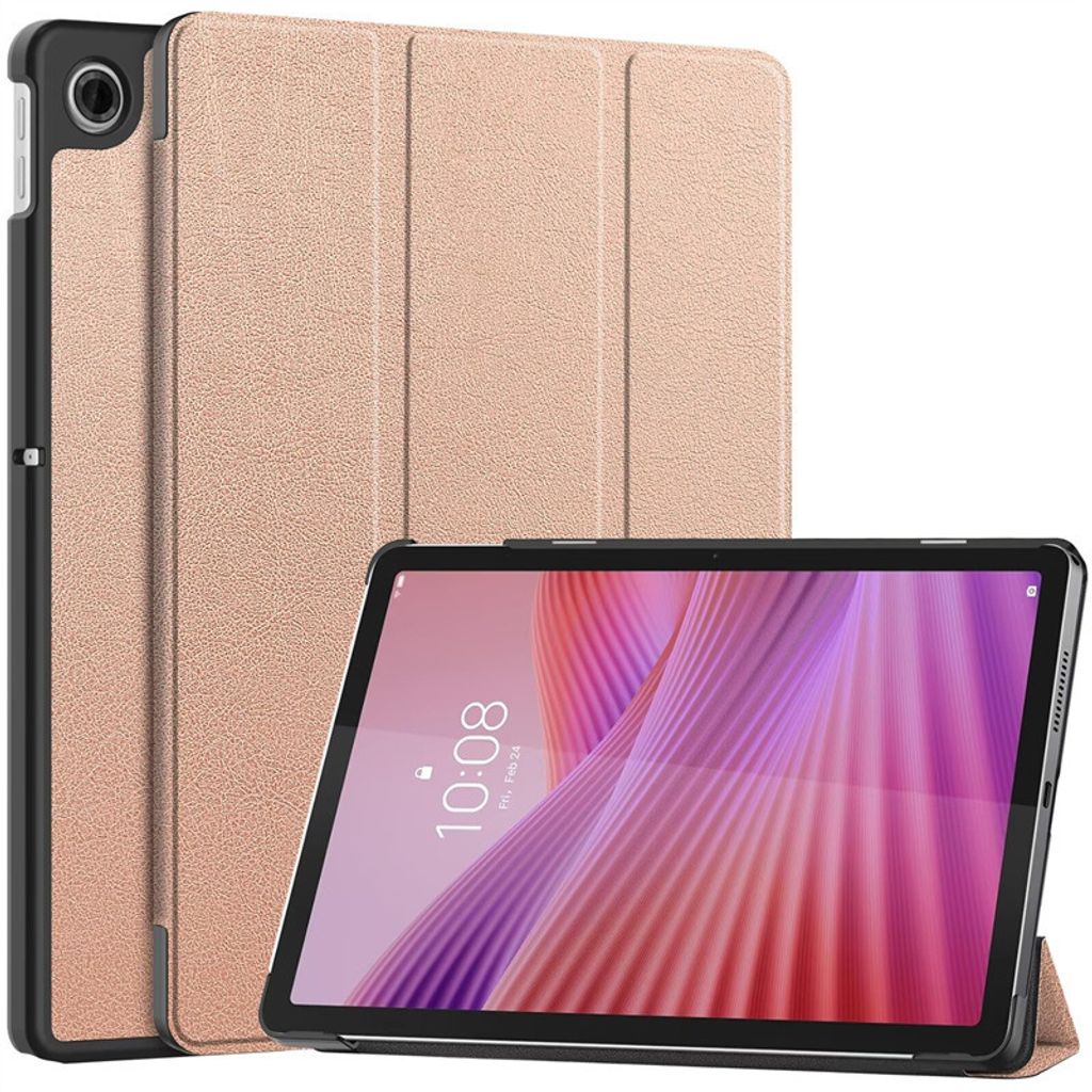 Schutzhülle für Lenovo Tab 10.1" 2025 TB-311FU / TB-311XU 4 Generation Hülle Case Cover Tasche Smart Cover Magnetisch Wake Up & Sleep - Rose Gold