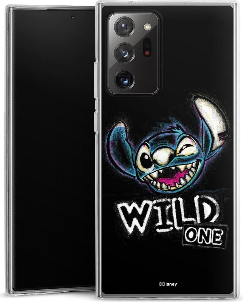 DeinDesign Handyhülle für Samsung Galaxy Note 20 Ultra 5G Silikon Hülle Case Smartphone Schutzhülle Disney Offizielles Lizenzprodukt Lilo & Stitch
