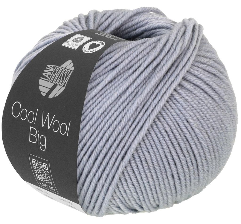 Lana Grossa - Cool Wool Big 1019 graublau Produktbild 