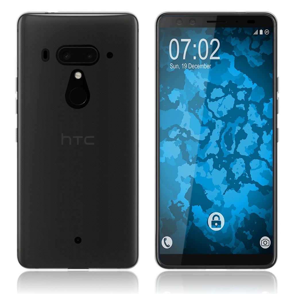 PhoneNatic Case kompatibel mit HTC U12+ - Crystal Clear Produktbild 
