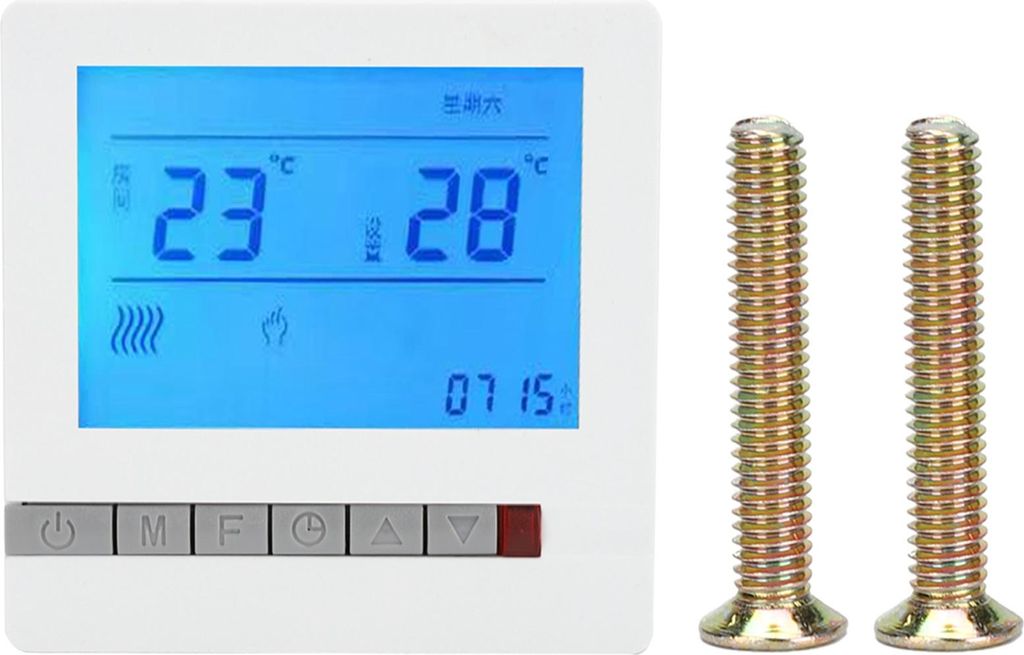 AC220V Thermostat-Temperaturregler fš¹r Fu?bodenheizung mit LCD-Display