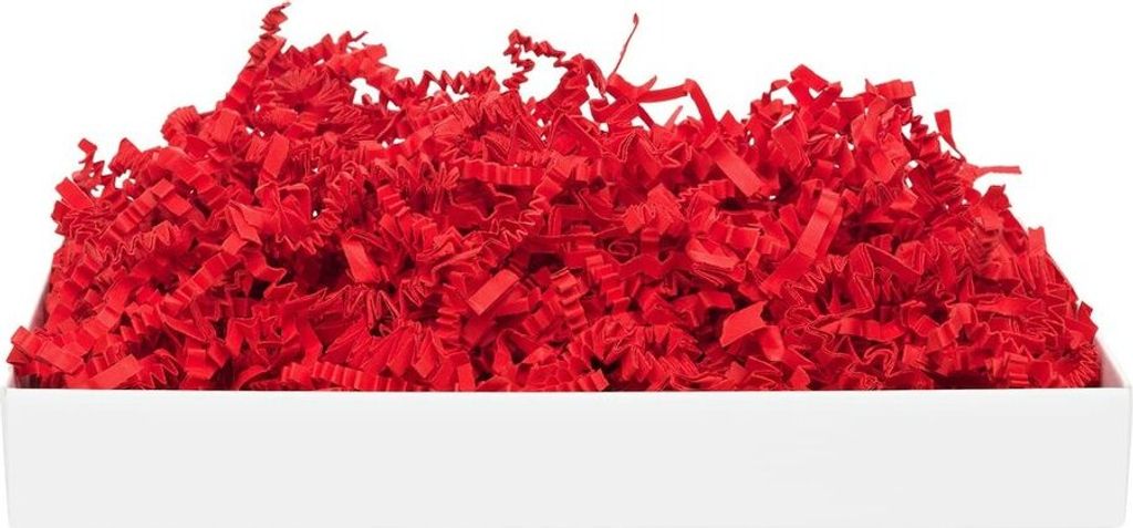 SizzlePak Rot – 1 kg Füllmaterial aus Papier für Geschenke & Pakete
