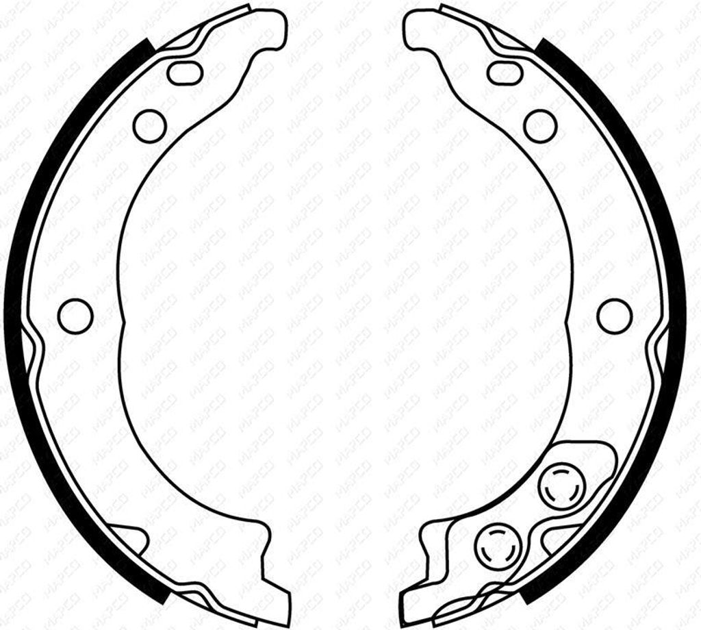 Bremsbackensatz CITROEN JUMPER (230), (244)