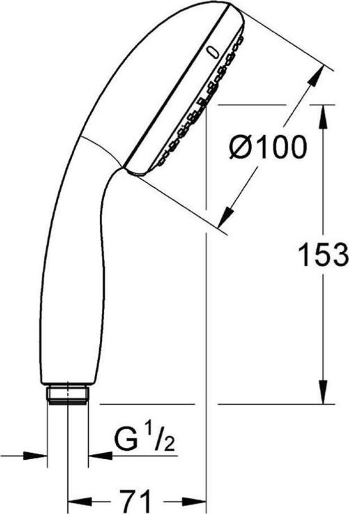 Grohe Tempesta Handbrause III Nachfolgemodell 110 vchr., 3 Produktbild 