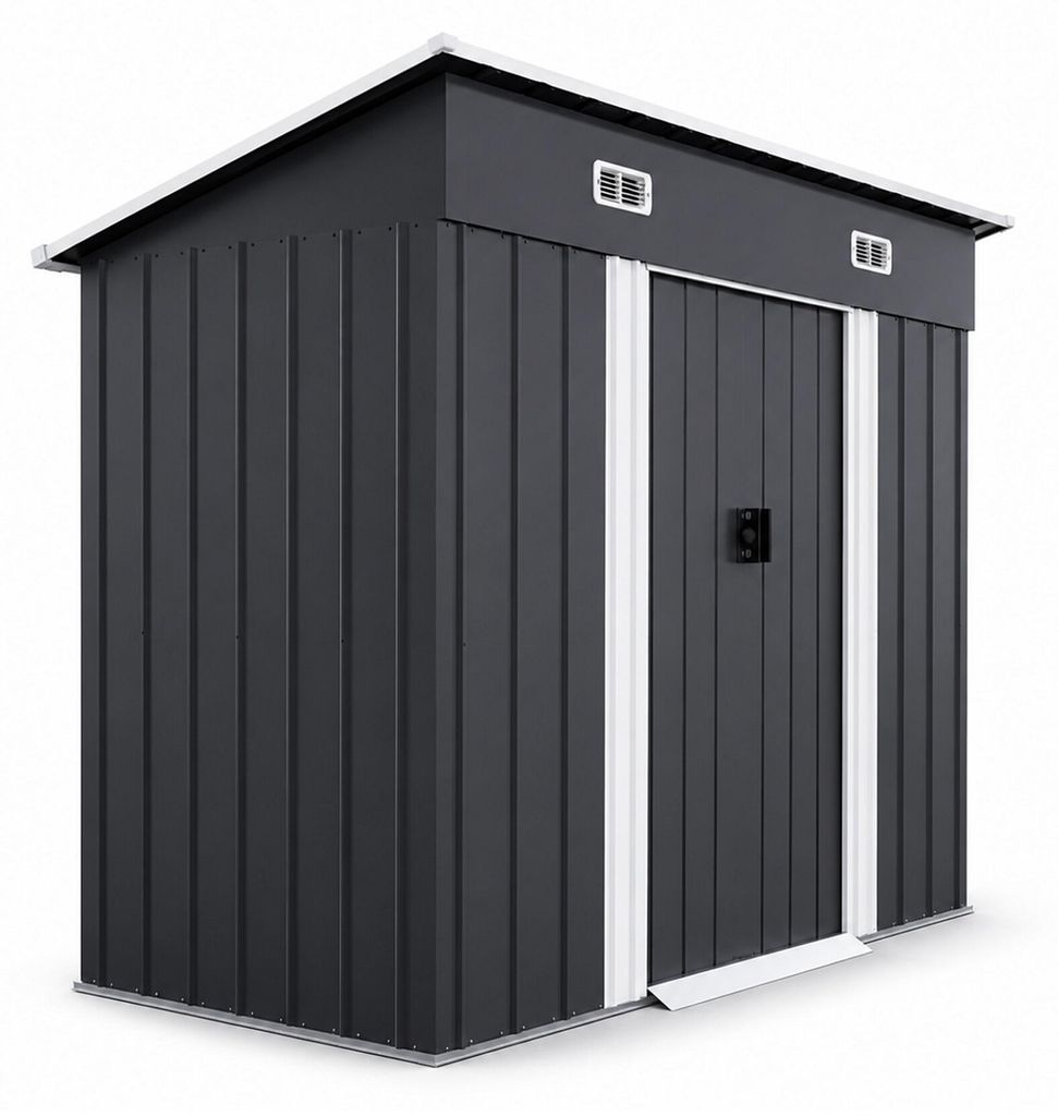 Aga Domek ogrodowy 222x174x125 cm Ciemnoszary Zdjęcie produktu 