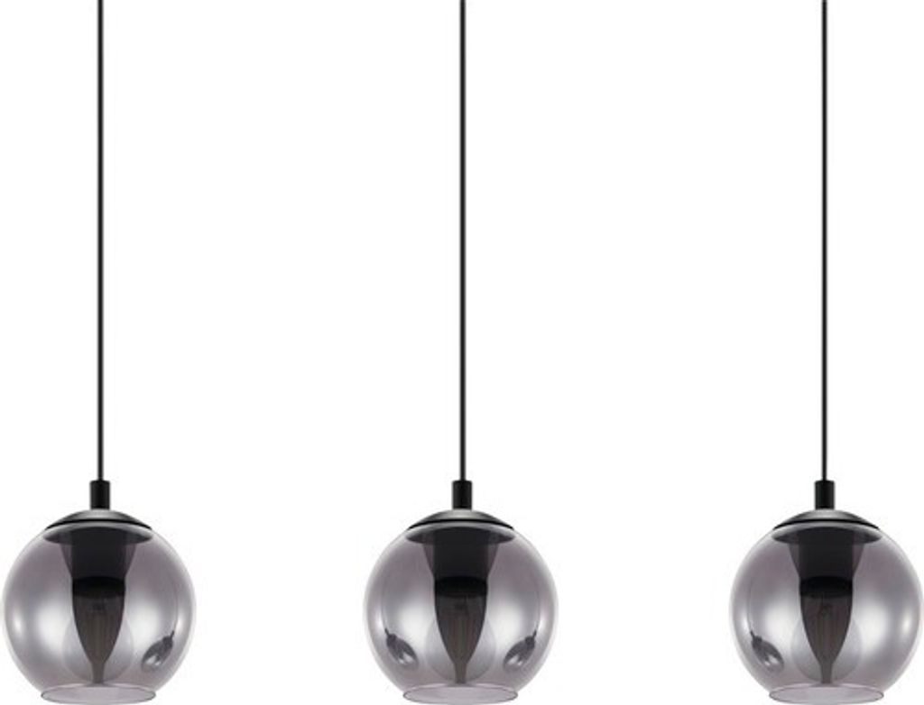 Lampe de table Ariscani 3 flammes verre fumé Image du produit 