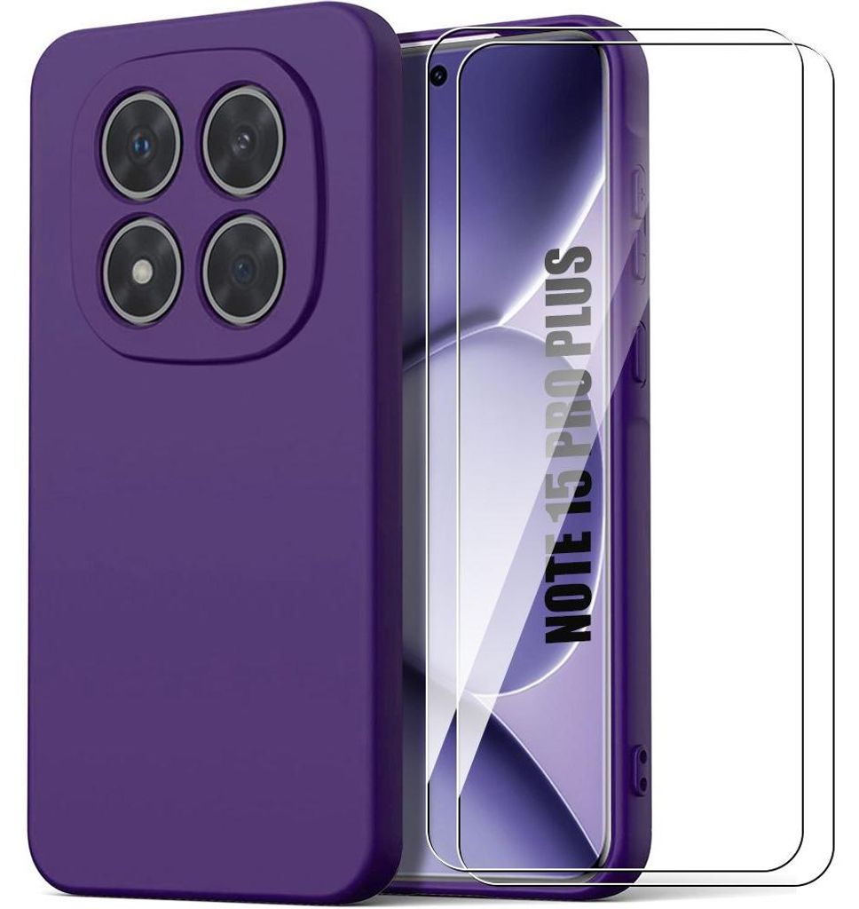 Coque + 2 Verres Trempés pour Xiaomi Redmi Note 15 Pro Plus Image du produit 
