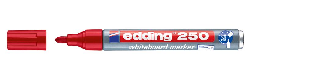 Edding 250 Boardmarker rot 1,5-3mm Rundspitze