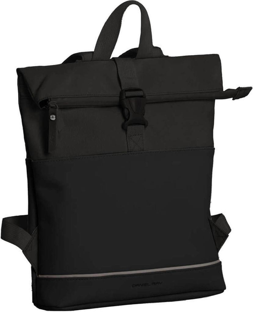 Daniel Ray Rucksack Allentown mit Rolltop-Verschluss - Wasserabweisende Rolltop-Tasche in Black