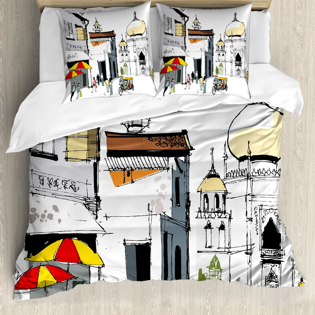 Copripiumino Ipoallergenico Singapore 155x220 - Qualità ABAKUHAUS