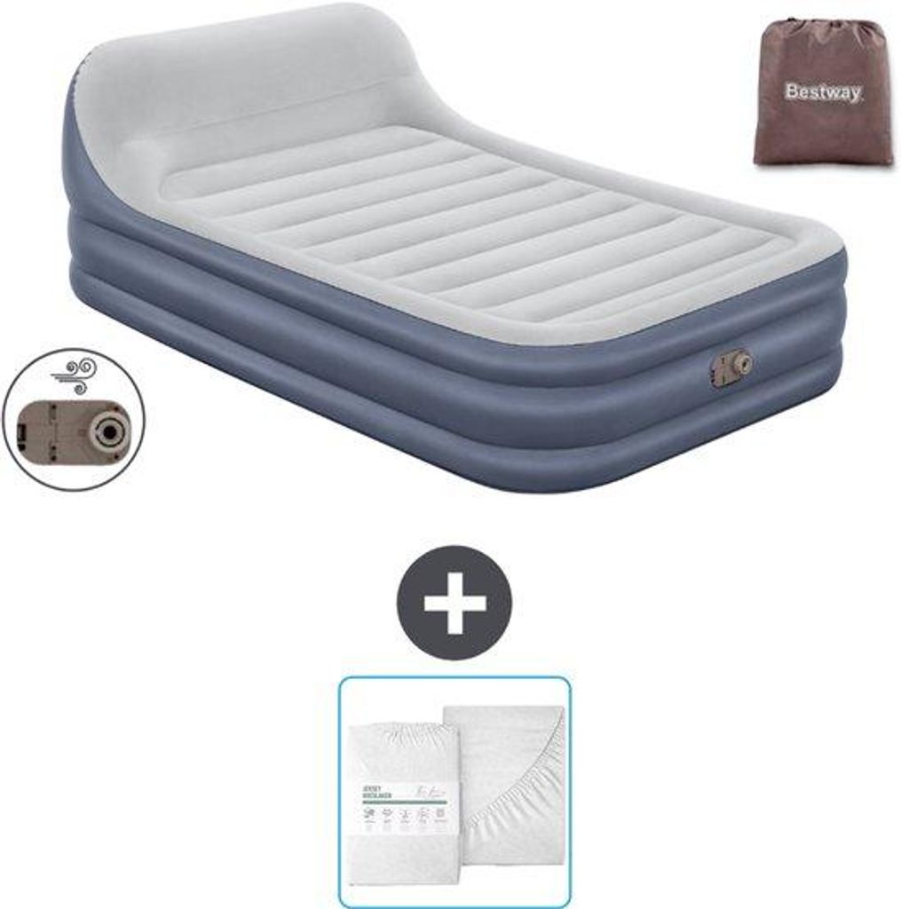 Letto matrimoniale in PVC - 2 persone - 152 x 226 x 46 cm - Immagine del prodotto 