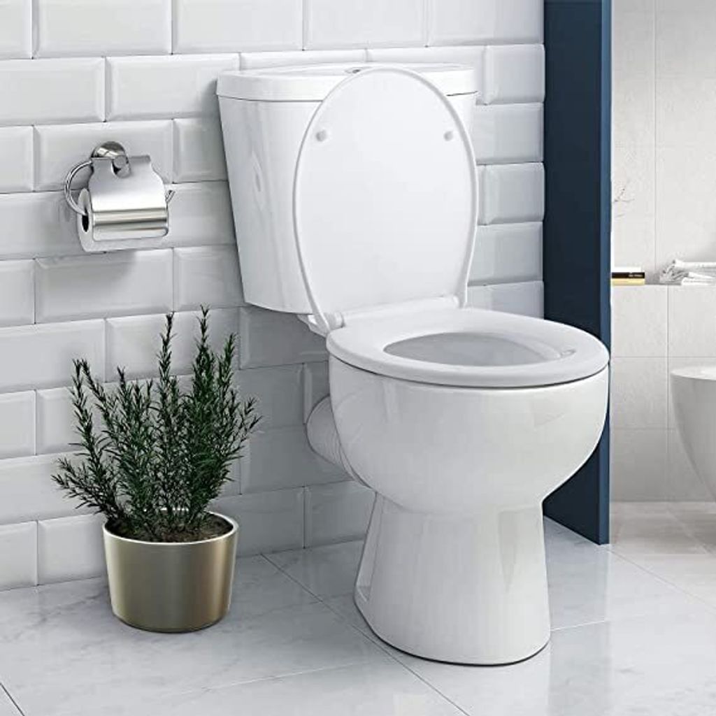 Toilettendeckel O Form WC-Sitze, Toilettensitzbezug mit Produktbild 11