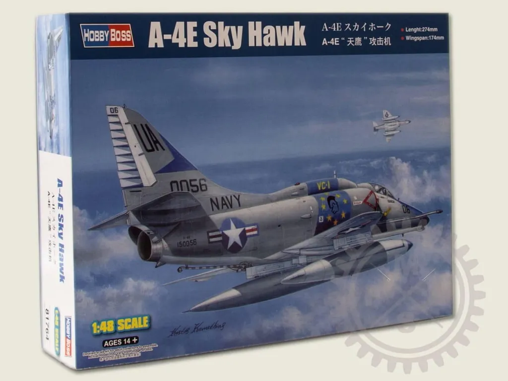 A-4E Skyhawk Hobby Boss 1:48 Maquette avec Cockpit Détaillé et Gravures Fines