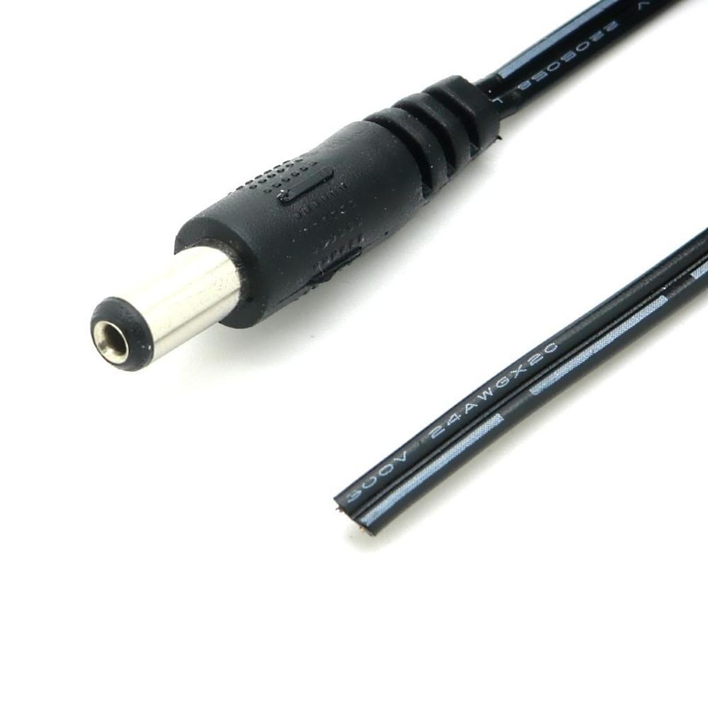 DC Kabel mit Hohlstecker 5,5x2,1mm und offenem Kabelende 30 Produktbild 