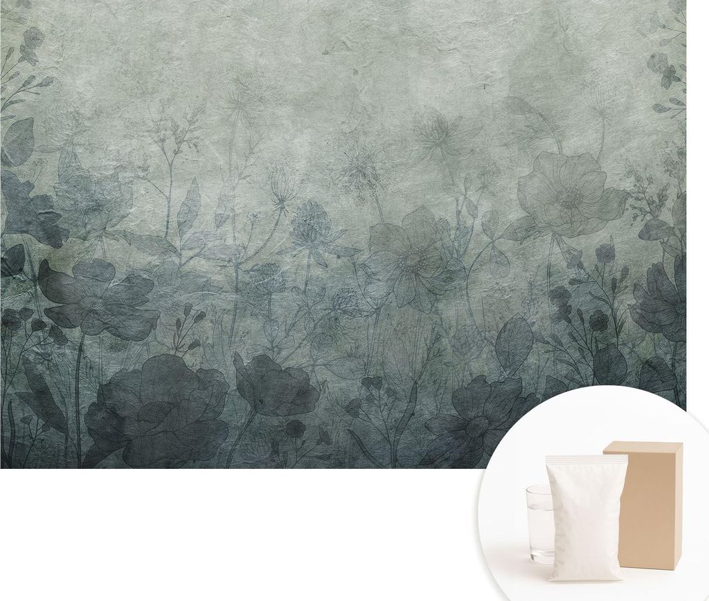Fototapete - Wandbilder für Wohnzimmer - 152x104 cm - Dekorative Wandfolie - Modernes Design für Wanddekoration - Tapeten für Innenräume - Pfla...