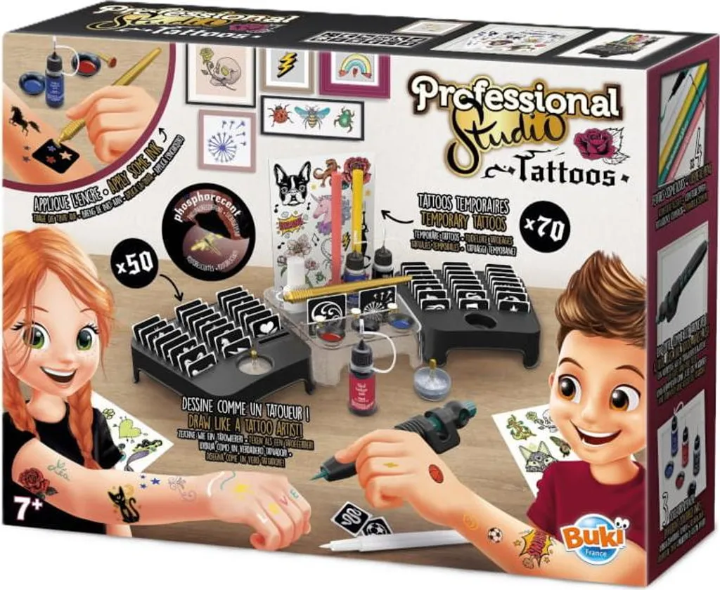 Tattoo Studio 5437 Machine de Tatouage Ergonomique en Aluminium Noir