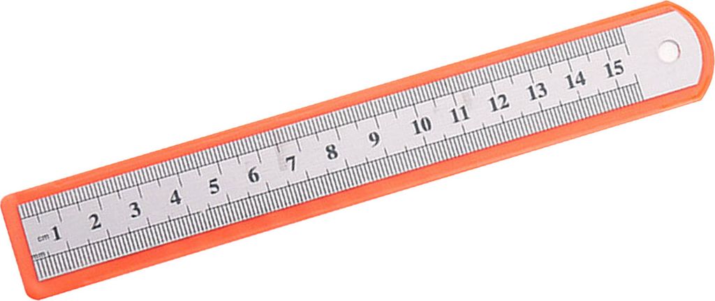 Edelstahl -Lineal -Zentimeter dicker robuster Genauigkeit Multi -Zweck direkt für die Familie der Büroschule 15 cm