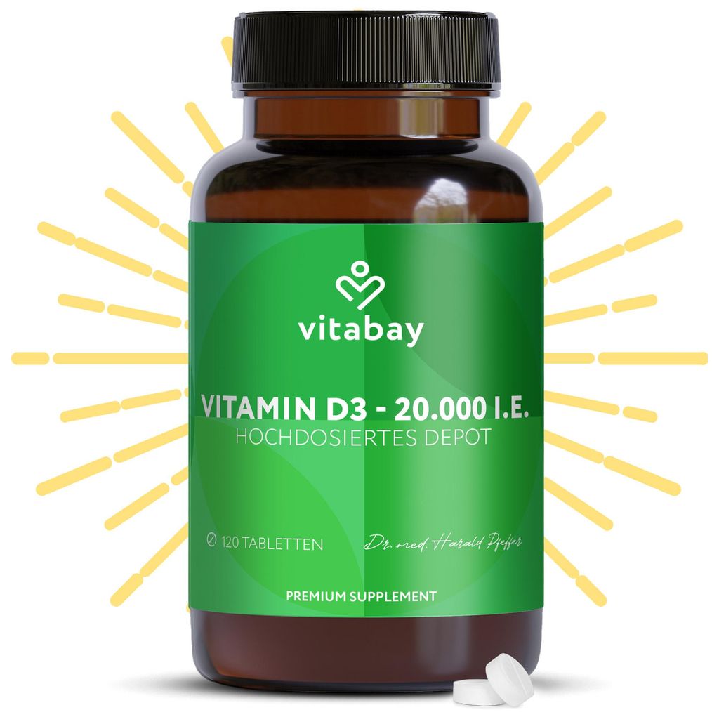 Vitamin D3 Depot, 120 St TAB Produktbild 