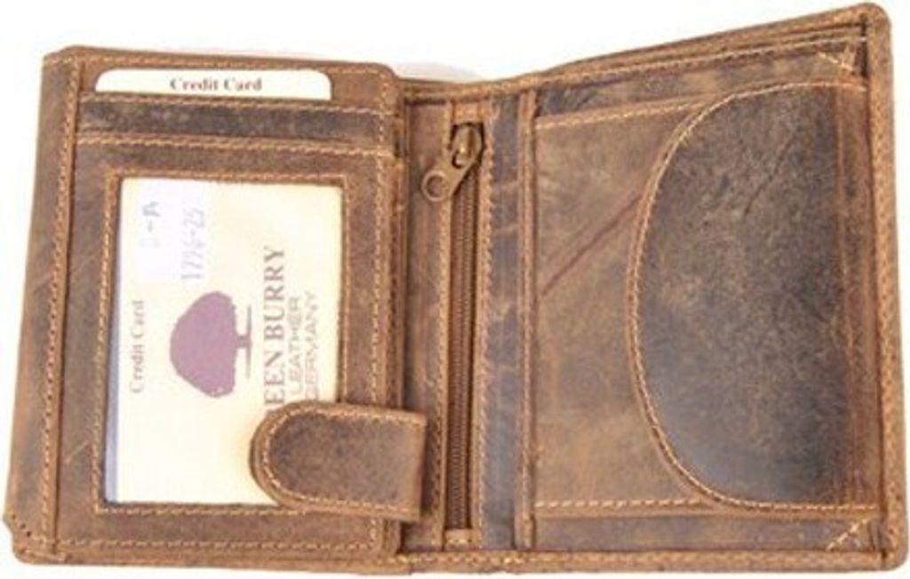 Greenburry Vintage Herren RFID Leder Geldbörse Geldbeutel Produktbild 36