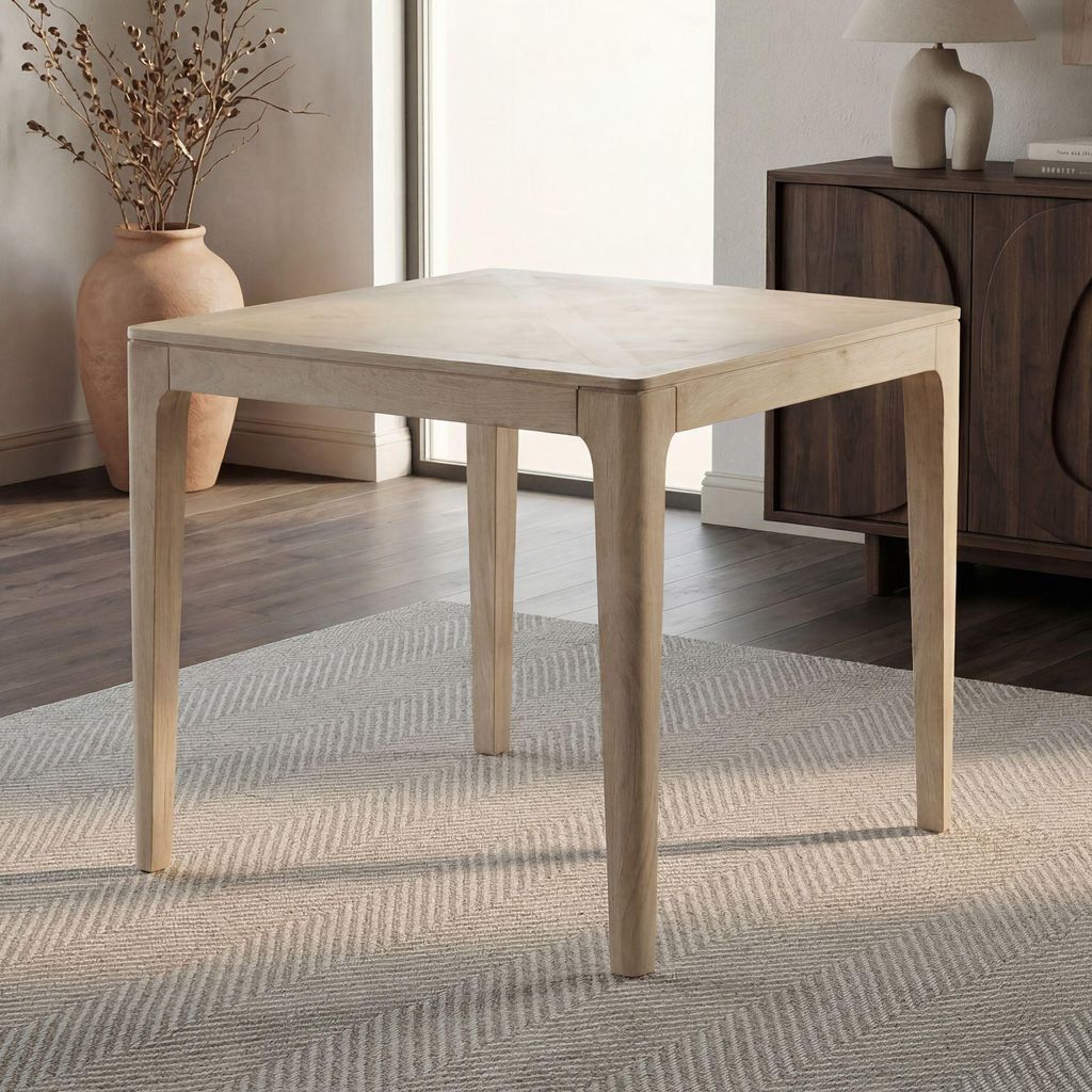 FineBuy Tavolo da pranzo in legno massello di mango 80x80 Immagine del prodotto 