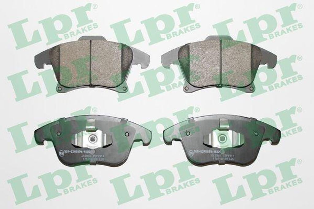 LPR 05P1914 Bremsbelagsatz, Scheibenbremse OE 5182149 kompatibel mit Fusion