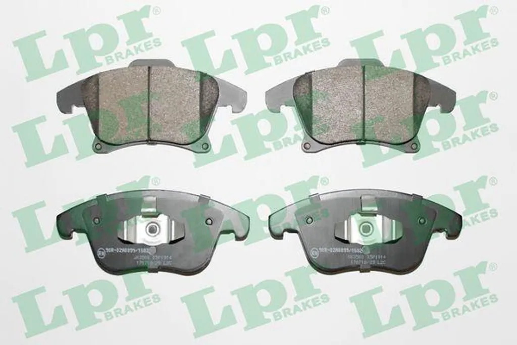 Plaquettes de frein haute performance LPR avec garniture durable