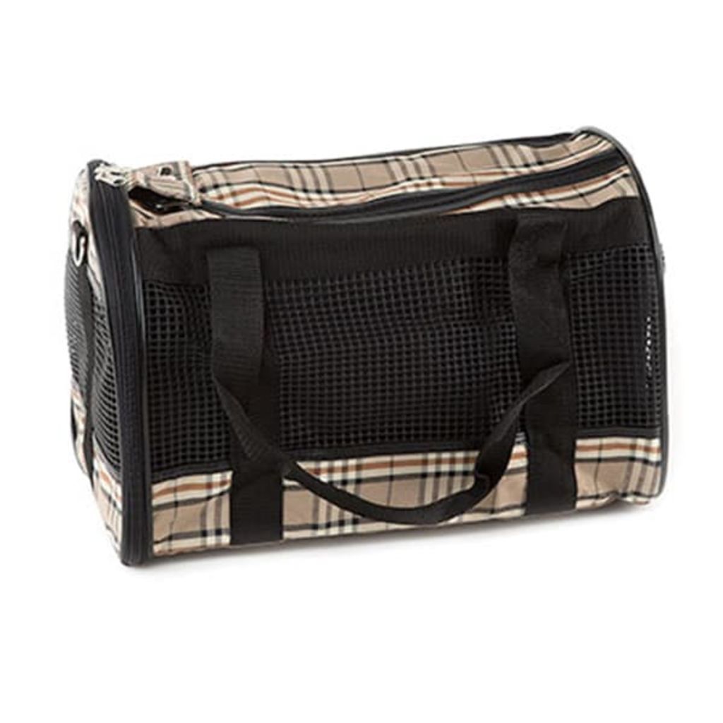 FLAMINGO Tragetasche Haustier Piccailly Schwarz/Braun Produktbild 