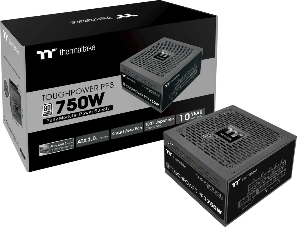 Alimentation 750W Stable et Silencieuse Thermaltake PF3 Platinum ATX - 11