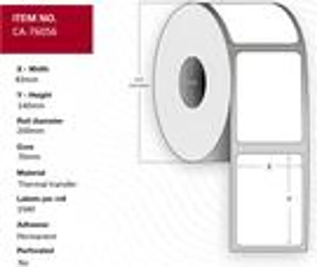 Rouleaux d'adresses grand format pour impression de bordereaux colis