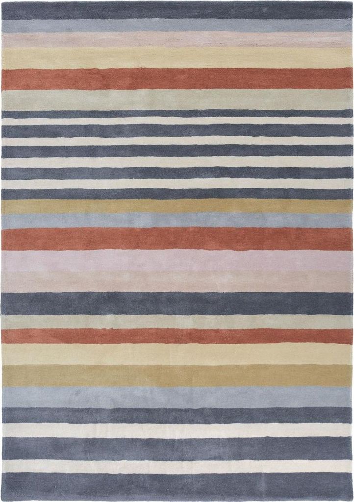 Handgefertigter Wohn- und Schlafzimmerteppich aus Wolle mit geometrischem Muster