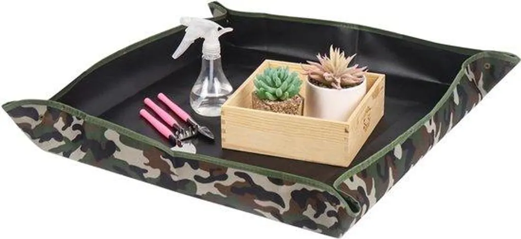 Tapis de jardinage imperméable 75x75 cm - Protection Camouflage Intérieur