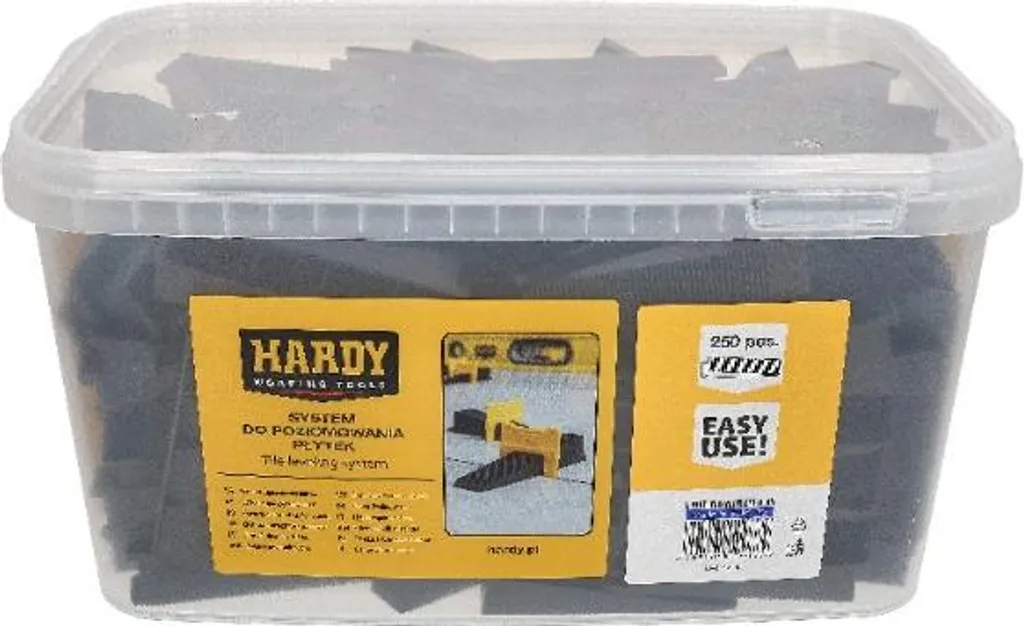 Cales pour nivelage carrelage Hardy 250 pcs - Finition parfaite terrasse