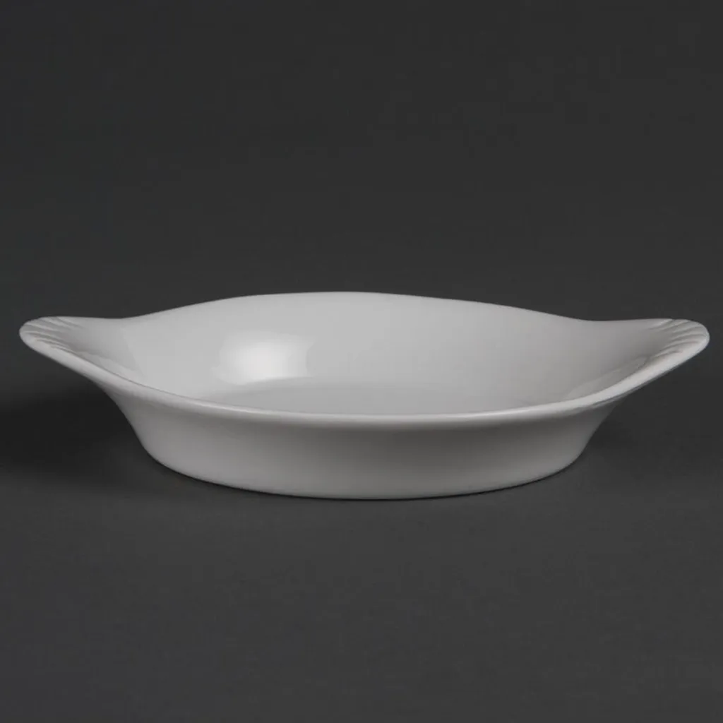 Olympia Whiteware Piatti Tondi da Forno 15,6cm - Set 6 Pezzi Rustici