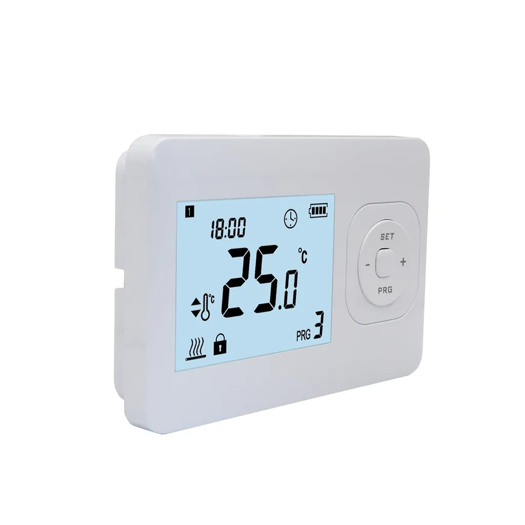 Thermostat On/Off Digital blanc avec programmation horaire haute précision - 2