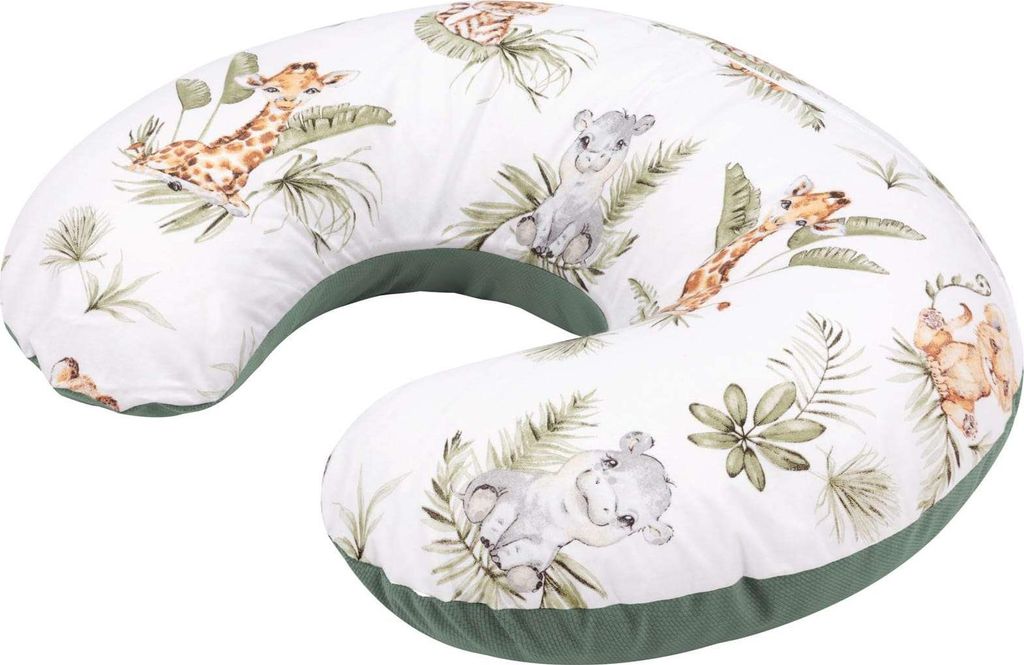 Savanna Fun & Olive Velvet Stillkissen mit abnehmbarem Produktbild 