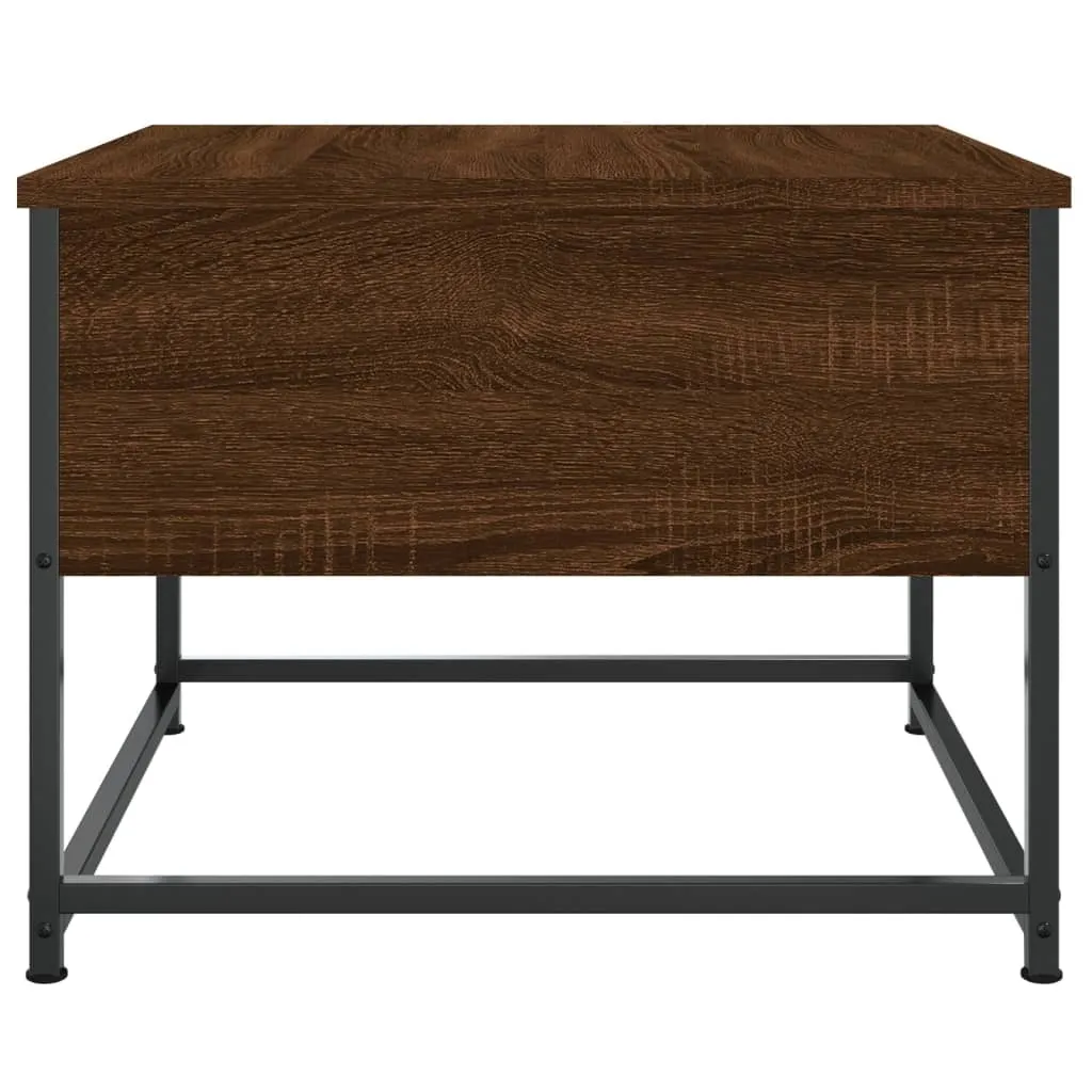 Tavolino Caffè 51x51 Rovere Marrone Design Moderno The Living Store - 8