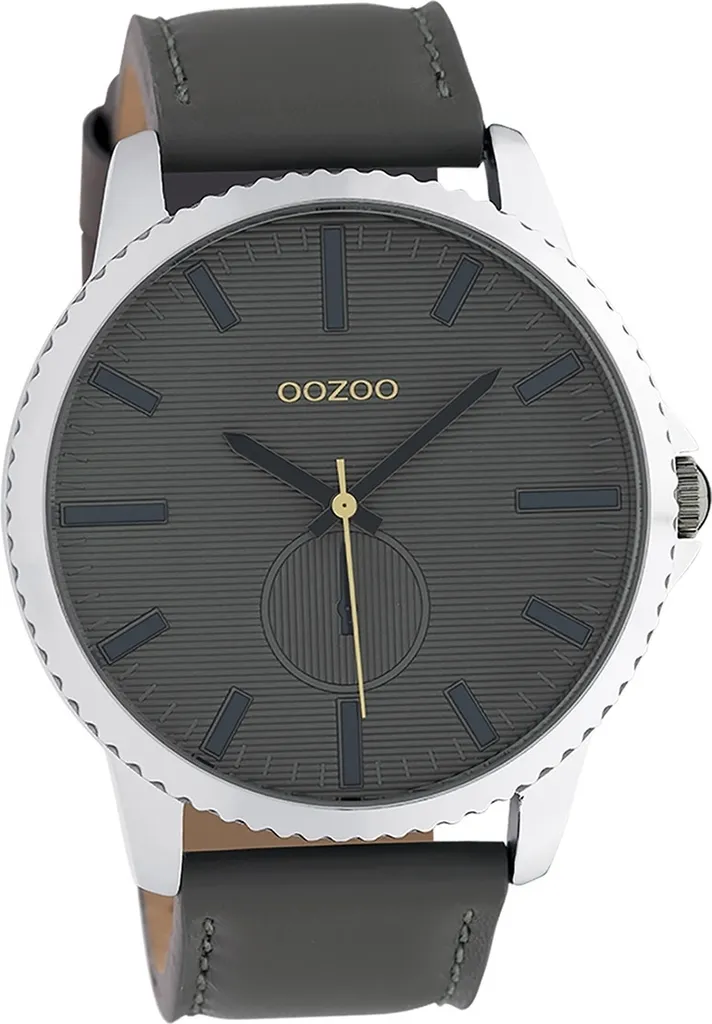 Montre Oozoo Grise Mixte Idéale pour le Travail et Sorties Décontractées