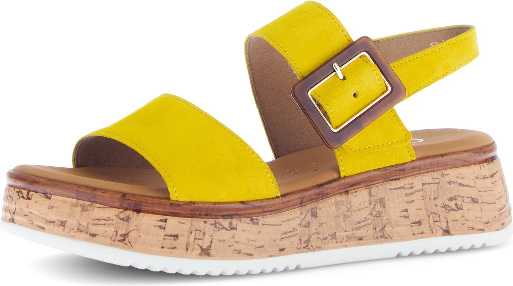Gabor Plateau Sandaletten Damen 31393931323934 Gelb 39 EU