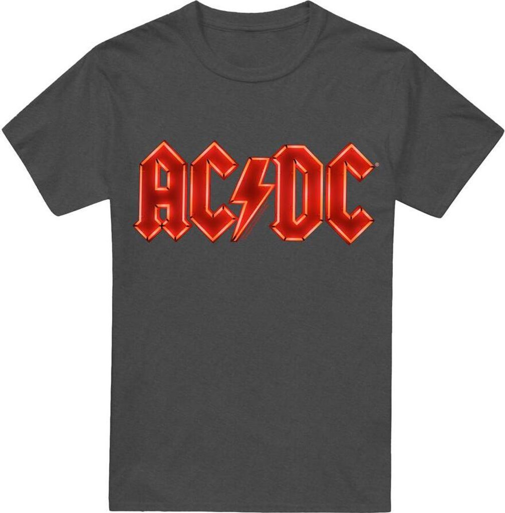 AC/DC - "PWR-UP" T-Shirt für Herren/Damen Uni TV17420 (S) (Holzkohle)