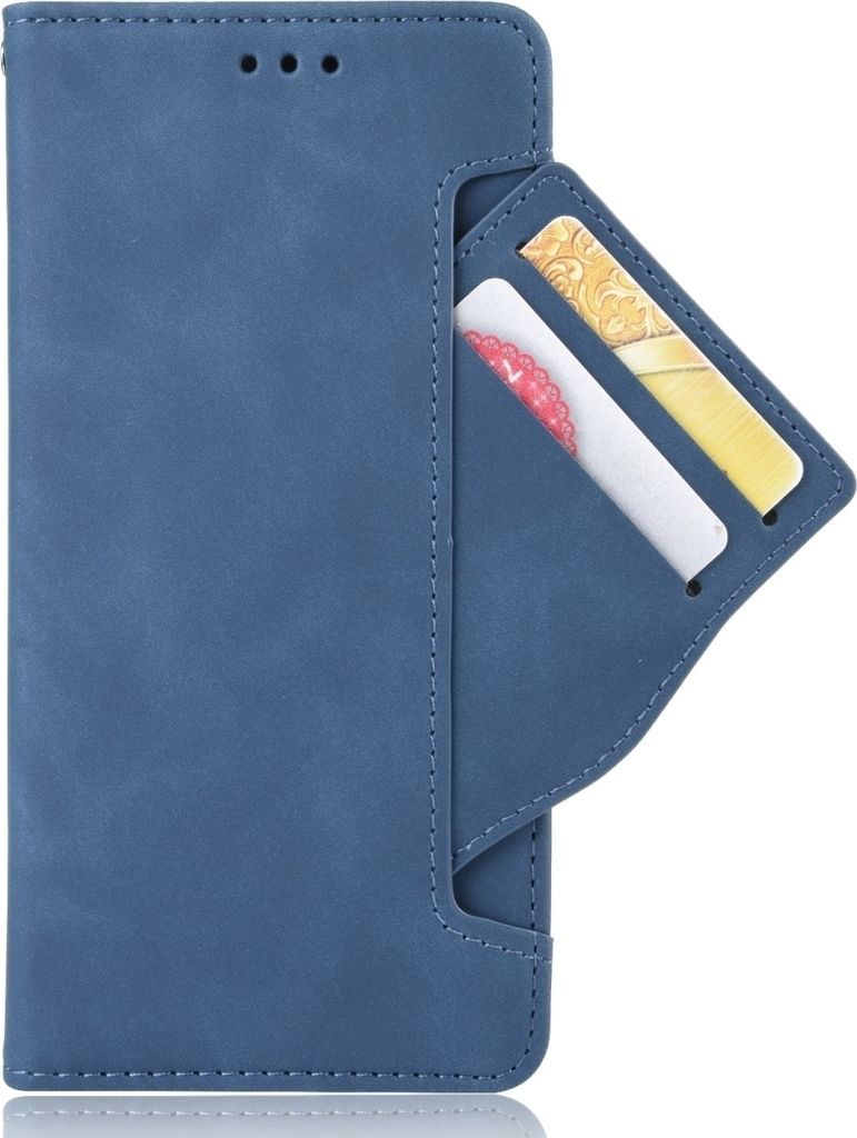 Mobigear Slide Wallet Nokia 6.2 Hülle Klapphülle Geldbörse - Blau