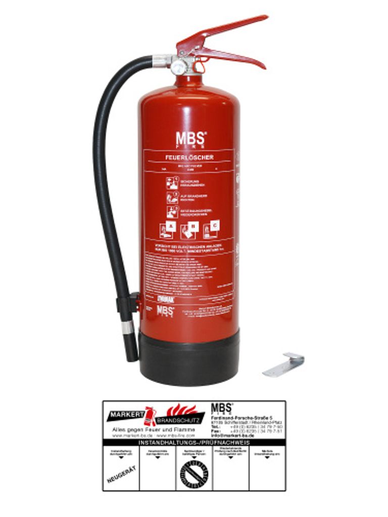 MOBIAK 6kg ABC Pulver Feuerlöscher